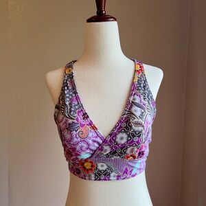 PRANA Maui Mist Kona Bikini Top Size SMALL NWOT